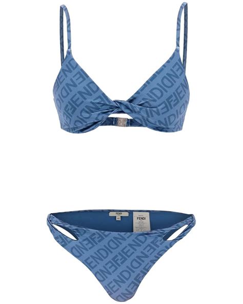 fendi thong bikini|fendi blue lycra swimsuit.